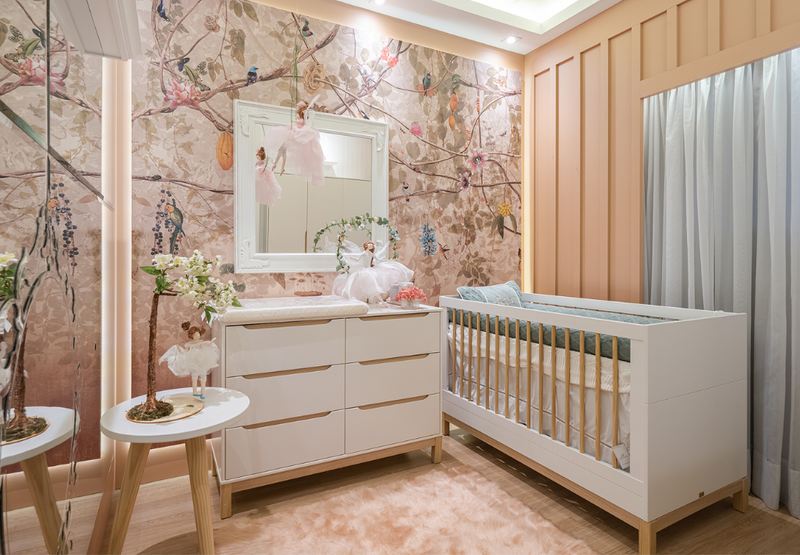 Comoda Cozy 6 cajones Blanca con Madera