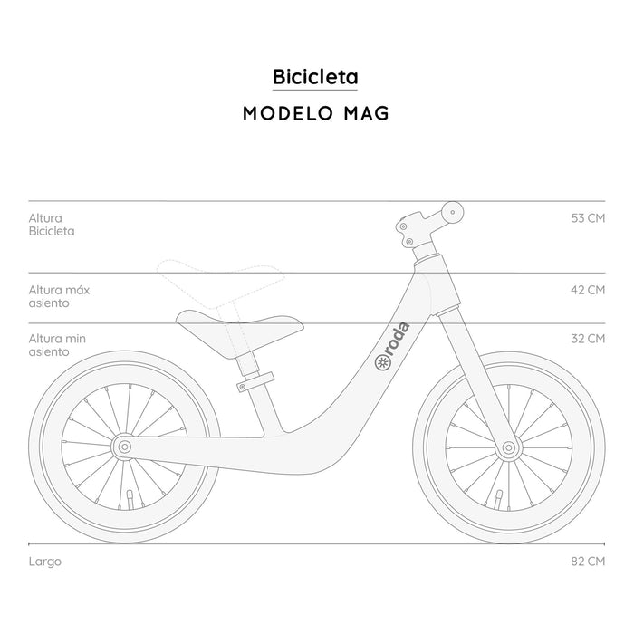 Bicicleta Mag Blue Sky