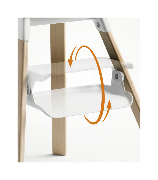 Silla Clikk White Stokke