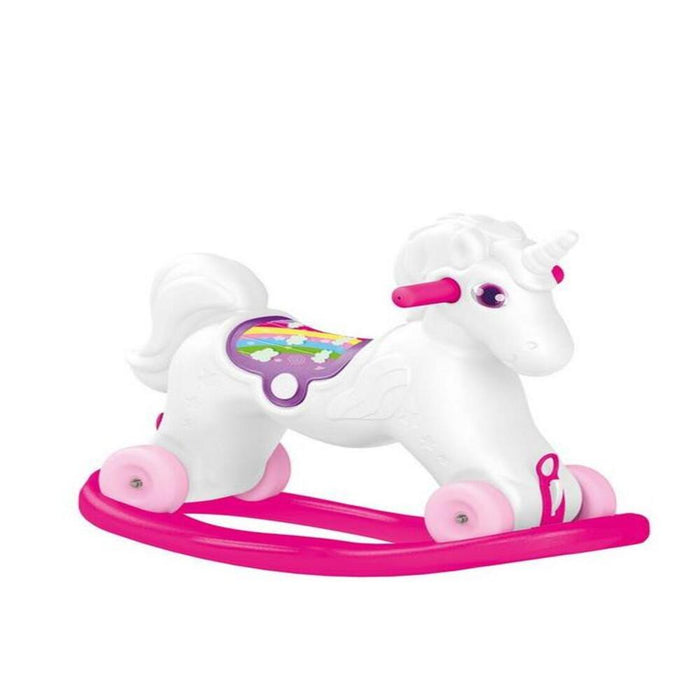 Unicornio Mecedor Con Ruedas 70x30x52 Cms Dolu