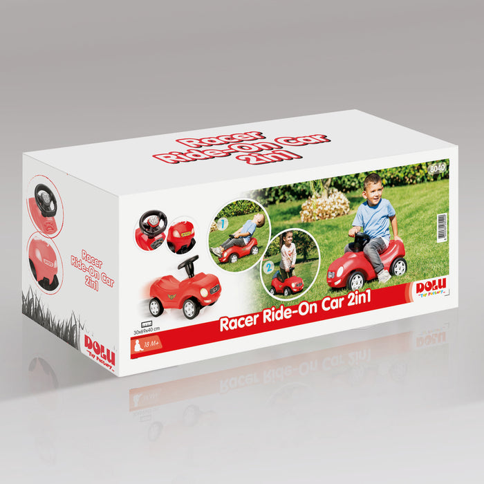 Correpasillo Andador Auto Carrera Rojo 60x42x49 Cms Dolu