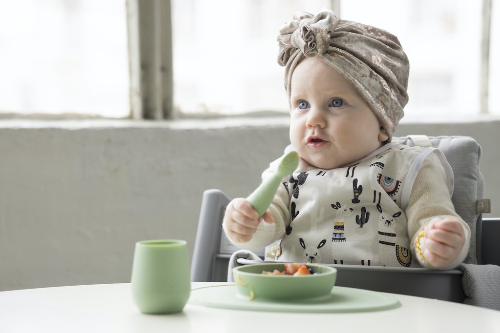 Vajilla First Foods Set Sage