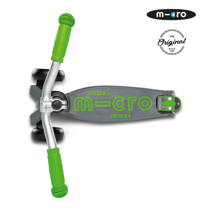 Micro Scooter Maxi Deluxe PRO Verde-Gris