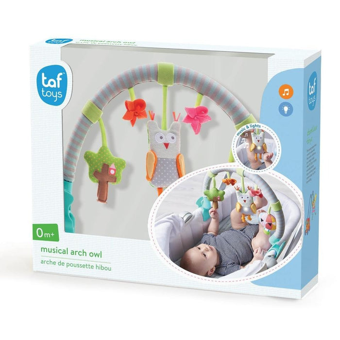 Arco Musical Buho Juguetes para coches y sillas de auto TAF TOYS Baby Planet