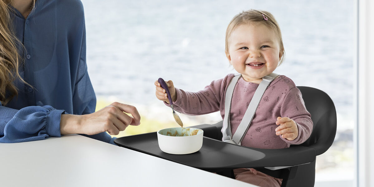 Silla Clikk White Stokke