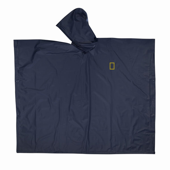 Poncho Impermeable Azul National Geographic