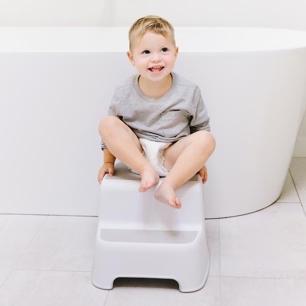Escalera y piso para niños Gris