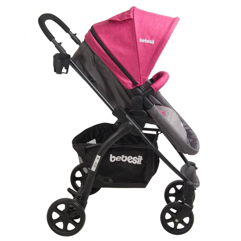 Coche Travel System Fenix Rosa