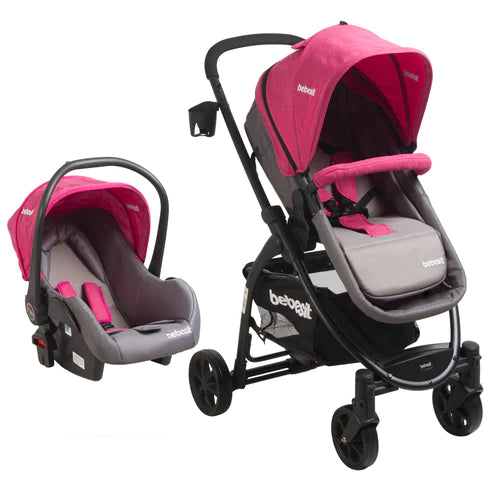 Coche Travel System Fenix Rosa