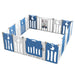 Corral Plegable L Azul