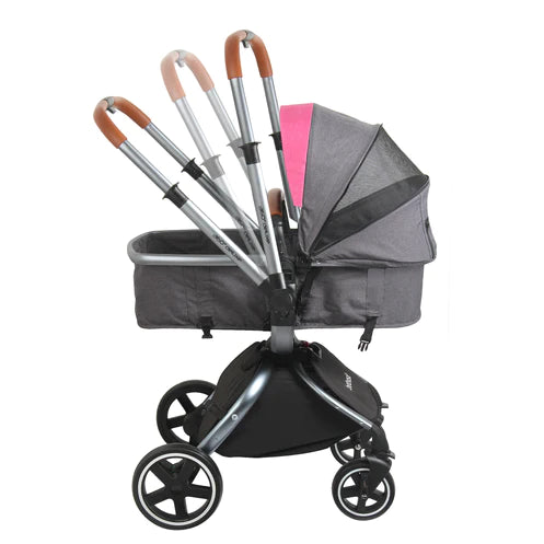 Coche Travel System Deluxe 360° Rosado