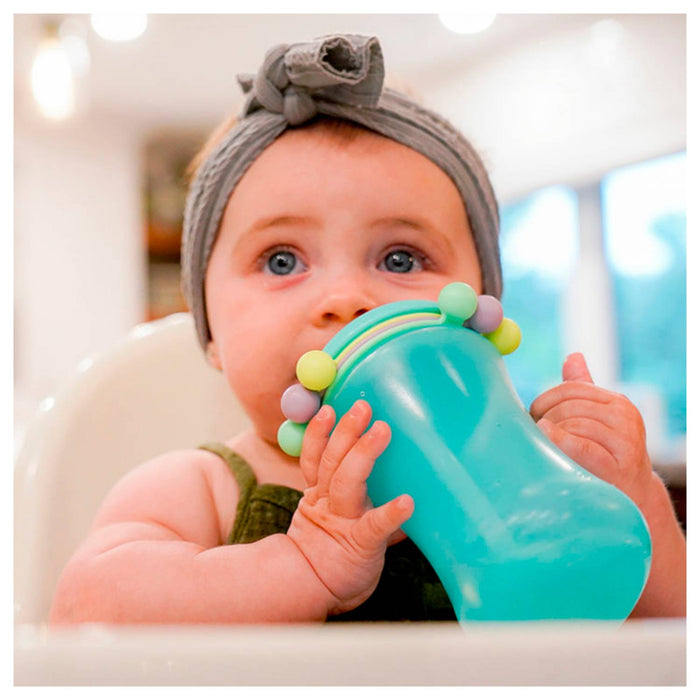 Vaso Sippy con Bombilla Azul Melli