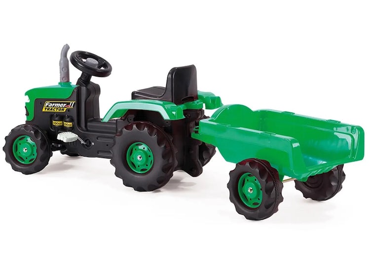 Tractor y Carro Verde