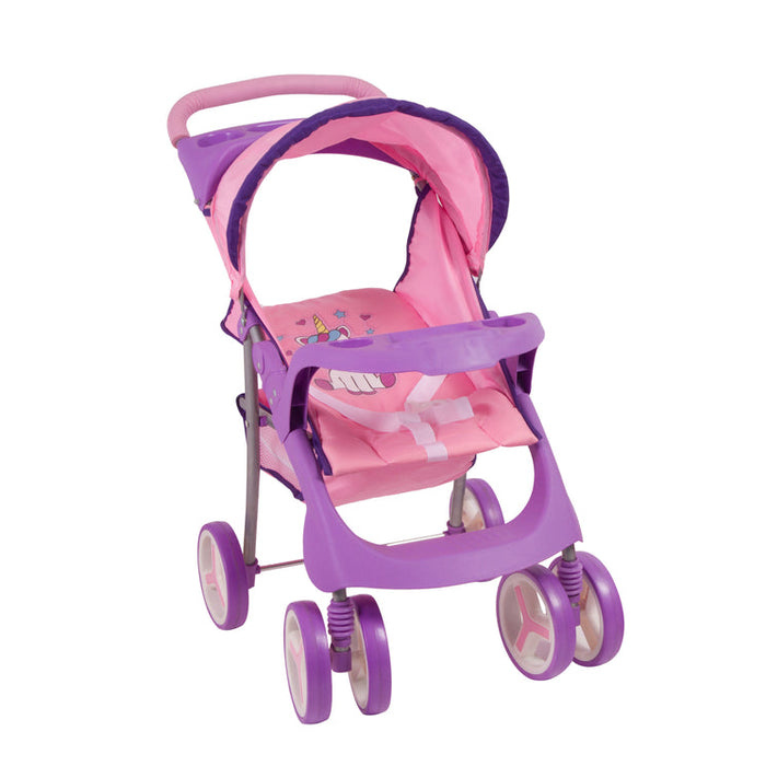 Coche y top cuna de muñeca
