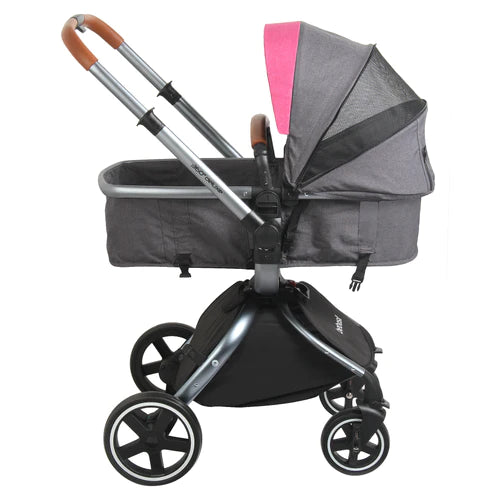 Coche Travel System Deluxe 360° Rosado