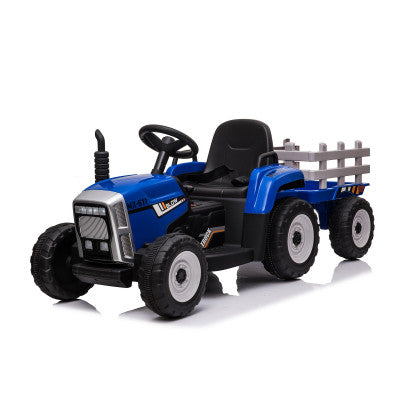 Tractor con Carro 12V AzulTALBOT