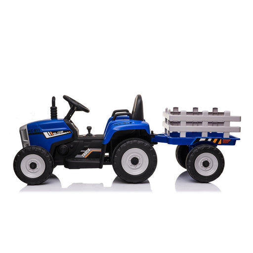 Tractor con Carro 12V AzulTALBOT