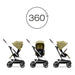 Travel System Eezy S Twist PLUS 2 + Aton S2 + Base Cybex - Cybex-MiniNuts expertos en coches y sillas de auto para bebé