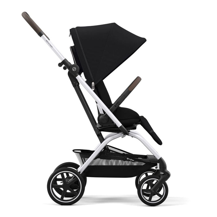 Travel System Eezy S Twist PLUS 2 BLK / SLV + Aton S2 + Base Cybex - Cybex-MiniNuts expertos en coches y sillas de auto para bebé