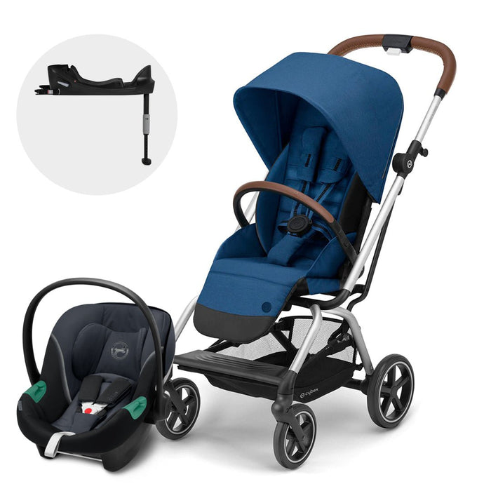 Travel System Eezy S Twist PLUS 2 SLV + Aton S2 + Base Cybex - Cybex-MiniNuts expertos en coches y sillas de auto para bebé