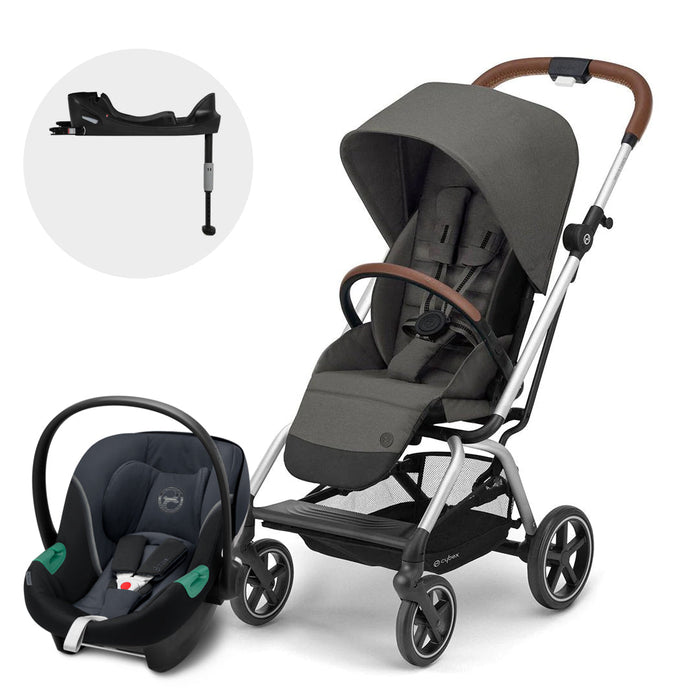 Travel System Eezy S Twist PLUS 2 SLV + Aton S2 + Base Cybex - Cybex-MiniNuts expertos en coches y sillas de auto para bebé